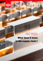 Cover page: ISO 9001 - What does it mean in the supply chain?