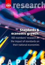 Cover page: Standards & economic growth: ISO members’ research on the impact of standards on their national economies